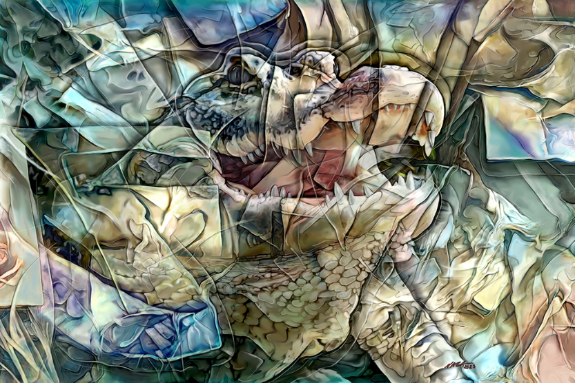 Alligator painting