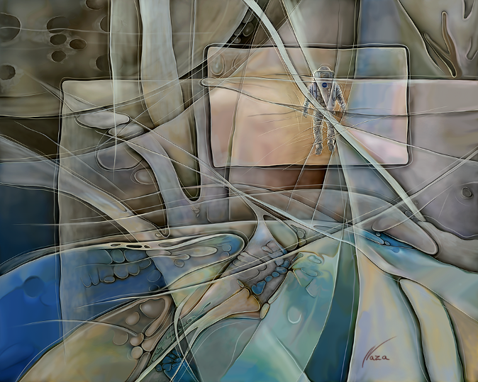 space artwork astronaut