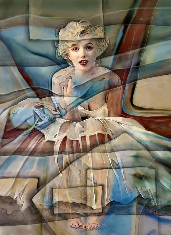 Marilyn Monroe painting