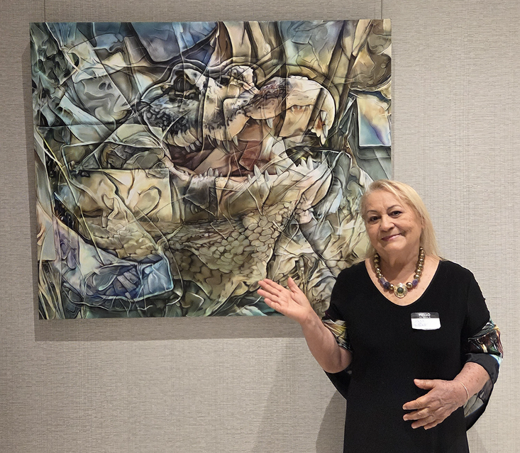 Alligator art at Las Olas exhibition